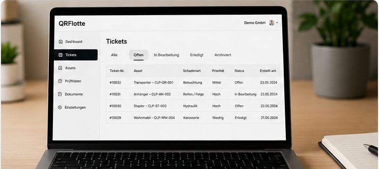 Schaden als nachvollziehbaren Vorgang im Kundenportal bearbeiten