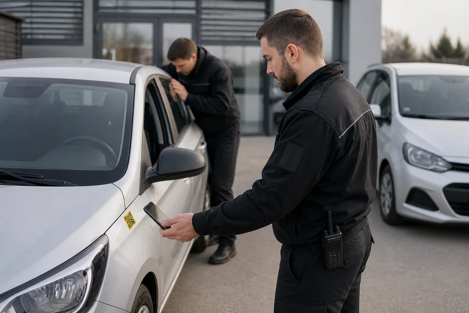 Klare Übergabe am Revierfahrzeug